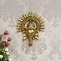 Lord Ganesha with Sun Decorative Metal Wall Hanging Art Decorative Showpiece for Wall