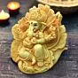 Patta Lord Ganesh Idol Statue Religious Showpiece for Home Decor, Pooja Room, Temple & House Warming Gift