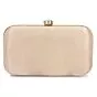 Handicraft Hand Embroidered Peach Box Clutch Bag 