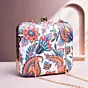 Women Bloosomy Printed Clutch