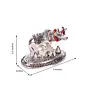 Silver Metal Handcrafted Cow and Calf Figurine