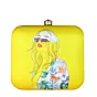 Woman Goggle Printed Clutch