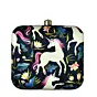 Women Unicorn Printed Black Clutch