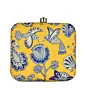 Women Blue Floral Printed Clutch