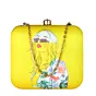 Woman Goggle Printed Clutch