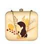 Women Elegant Woman Portrait Printed Clutch