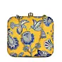 Women Blue Floral Printed Clutch
