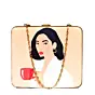 Red Cup Women Printed MDF Clutch
