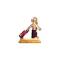 Golden and Brown Brass Ganesha Idol Carrying Happiness Around The World Showpiece