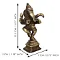 Brass Dancing Lord Ganesha Idol For Home