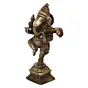 Brass Dancing Lord Ganesha Idol For Home