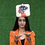 Women Beautifull Brown Girl with Pastel Butterfly Printed Clutch
