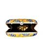 Women Blue Floral Printed Clutch