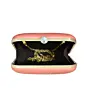 Women Coral Heart Printed Clutch