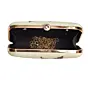 Woman Green Leaf Printed Clutch