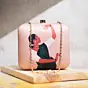 Women Elegant Lady Printed Clutch