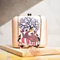 Women Madhubani Art Printed Clutch
