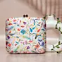 Women Multicolor Floral Print Clutch