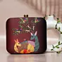 Women Deer Printed Clutch