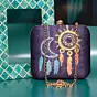Women Blue-Orange Dream Catcher Printed Clutch