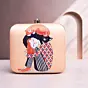 Women Cute Cat Lover Printed Clutch