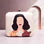 Swanky Women Portrait Printed Clutch