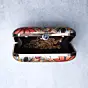 Woman Multicolored Floral Printed Clutch