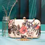 Women Red Floral Printed Clutch