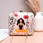 Women Meditating Girl Portrait Printed Clutch