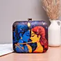 Women Radha Krishna Printed Clutch