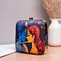 Women Radha Krishna Printed Clutch