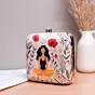 Women Meditating Girl Portrait Printed Clutch