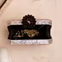 Women Baby Pink Stone Acrylic Clutch