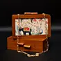 Women Royal Elephant Wooden Printed Clutch