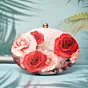 Woman Rosy Rose Clutch
