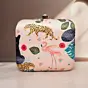 Woman Animal Printed Clutch