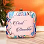Women Light Pink Printed Customized Clutch