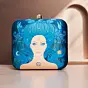 Women Cancer Sun Sign Customized Clutch