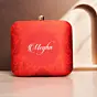 Women Leo Sun Sign Orange Customized Clutch