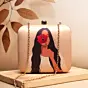 Women Flower Girl Printed Clutch