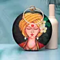Women Indian Women Printed Round Clutch