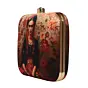 Woman Floral Frida Kahlo Printed Clutch