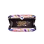 Women Pink Floral Printed Name Customised Clutch