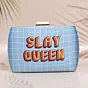 Woman Slay Queen Printed Clutch