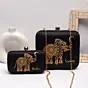 Women Mother Daughter Twinning Printed Name Clutch