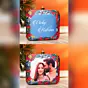 Women Red Based Floral Printed Customised Clutch