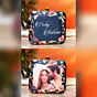 Women Navy Blue Base Floral Customized Clutch