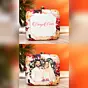Woman White Based Floral Printed Customized Clutch