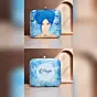 Women Blue Libra Sun Sign Customized Clutch