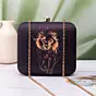 Woman Majestic Lion Royale Printed Clutch